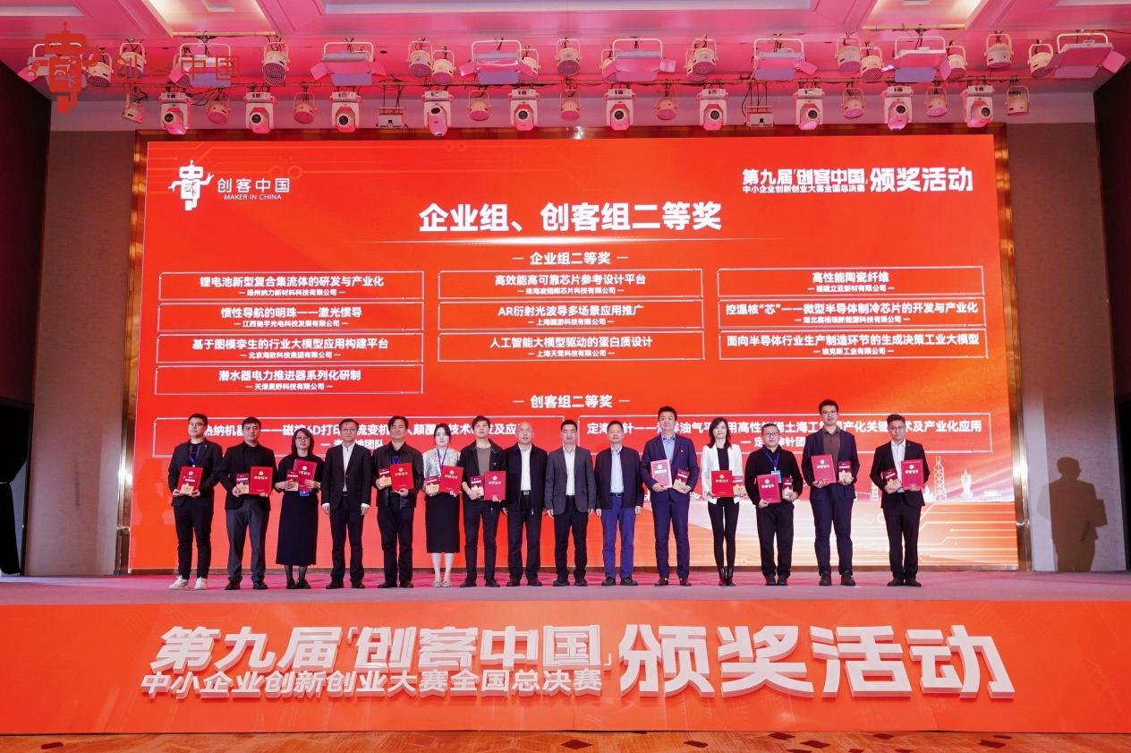 NOP won the Second Prize of the Ninth “Creator China” National Finals