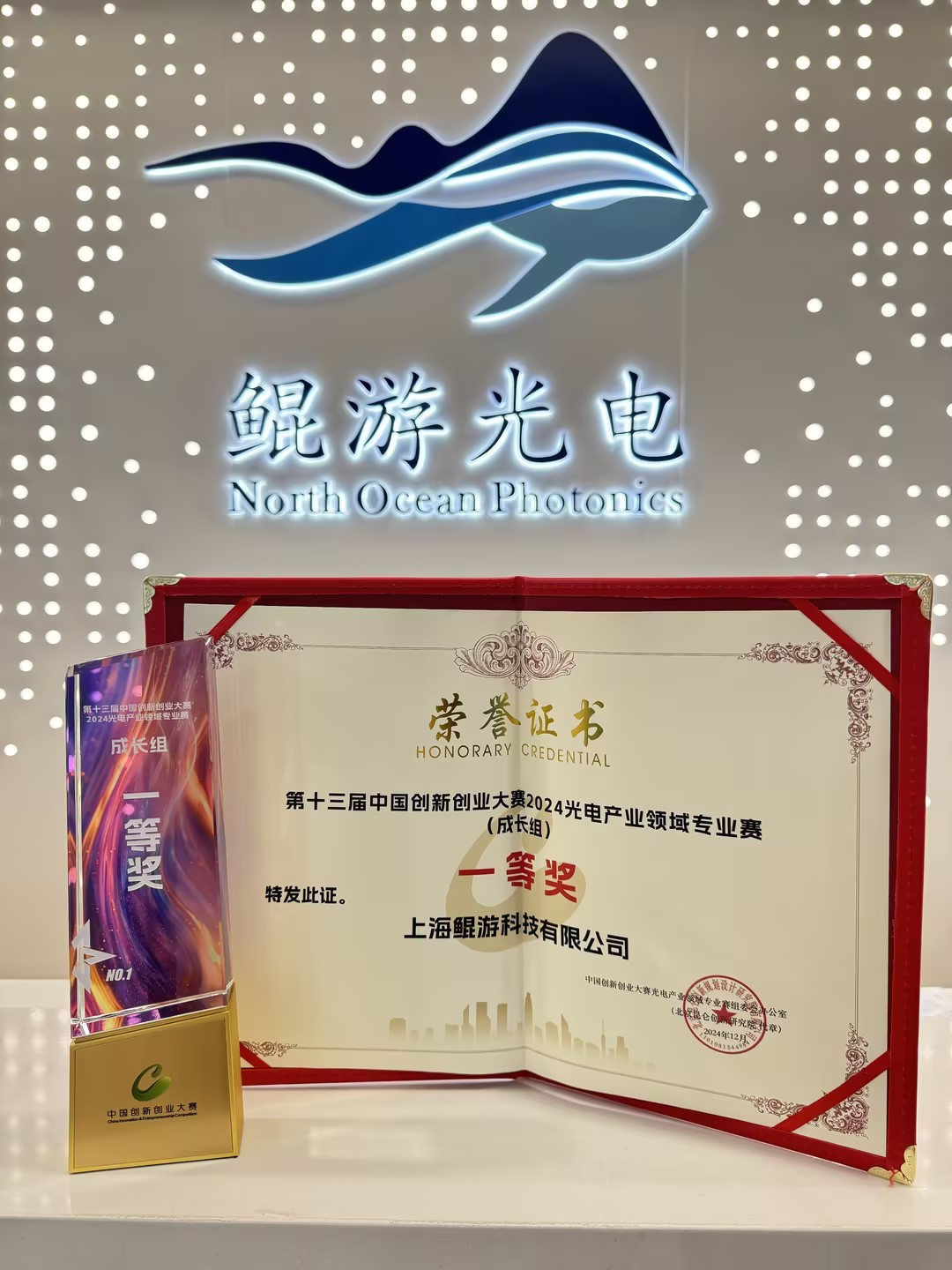 First Place in the Growth Group of the Professional Competition！